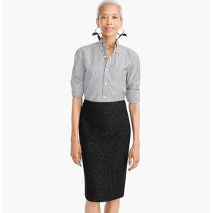 J. Crew No. 2 Pencil Skirt in Tinsel Tweed
